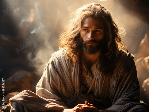 Sakrale Stille: Jesus in innerem Frieden