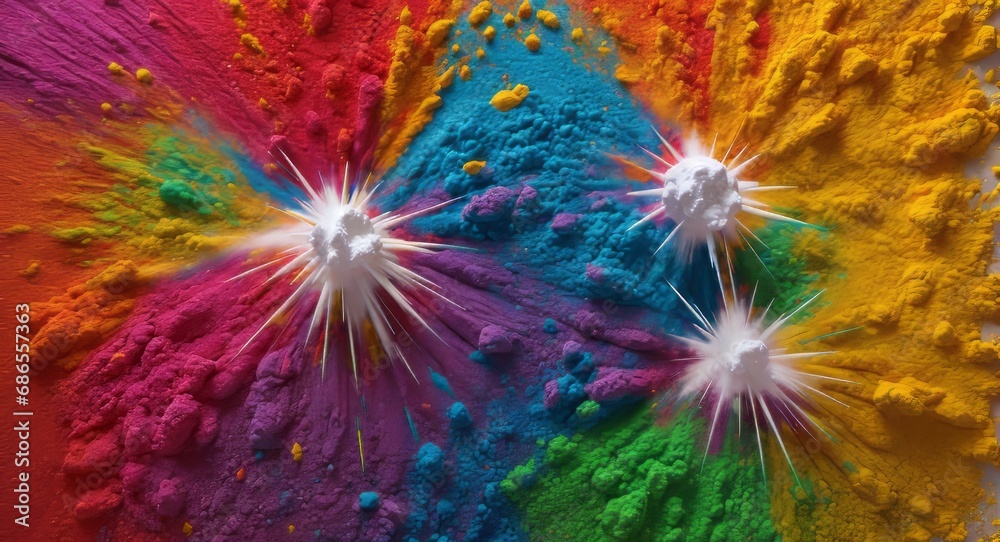 Artistic Colorful Dense Powder Explosion Abstract Wallpaper Artistic Colorful Dense Powder Explosion Abstract Wallpaper