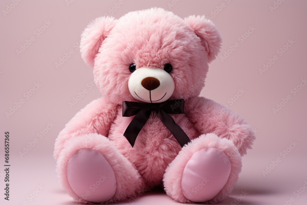 teddy bear isolated on white background. AI Generated