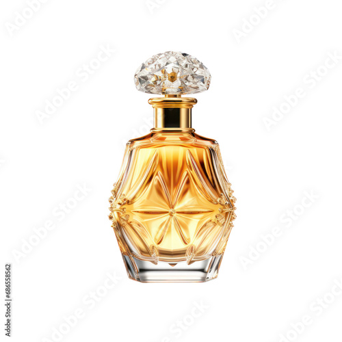 yellow perfume bottle mockup,luxury crystal perfume bottle mockup isolated on transparent background,transparency 
