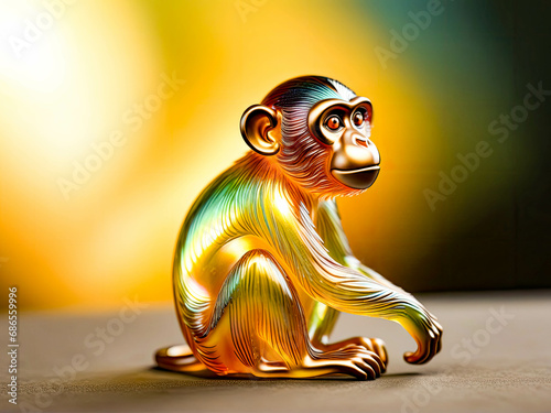 A picture of an orangutan in a jungle