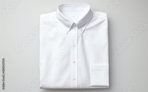 a folded white shirt