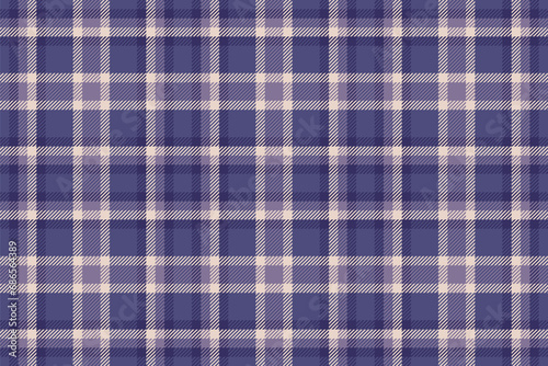Fabric pattern texture of check plaid vector with a textile seamless tartan background.