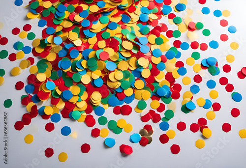 confetti background in minimal style