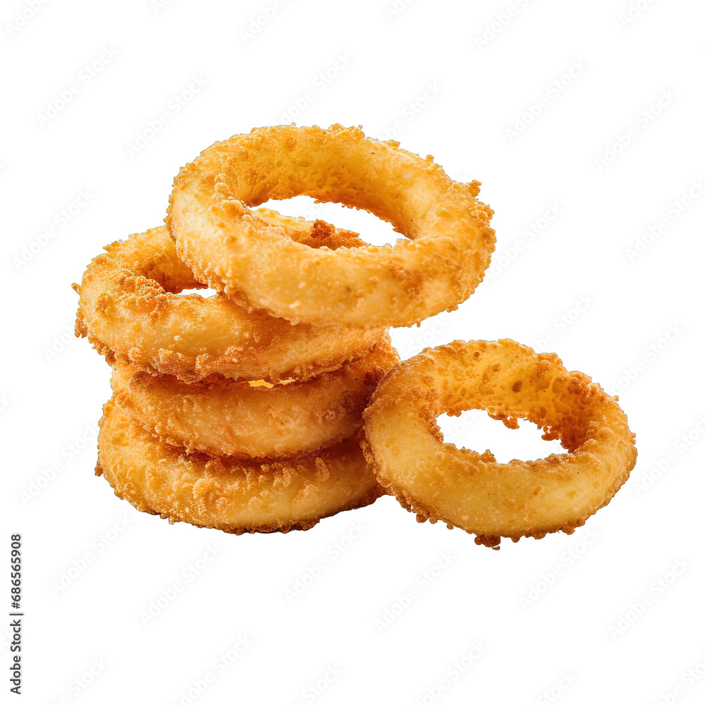 Onion Rings Isolated