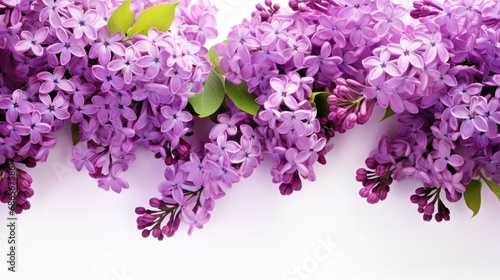 Spring Elegance: Capture the essence of spring with our closeup image of lilac flowers.