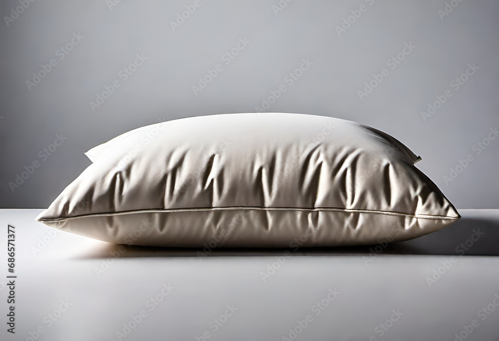 pillow on a white background in minimal style pillow on a white background in minimal style