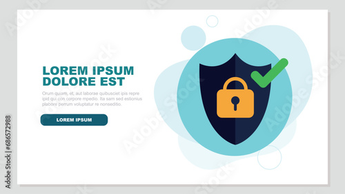 Ein Smartphone mit Anmeldebildschirm, Geld, Kreditkarte und Sicherheitssymbol – Sicherheits Konzept