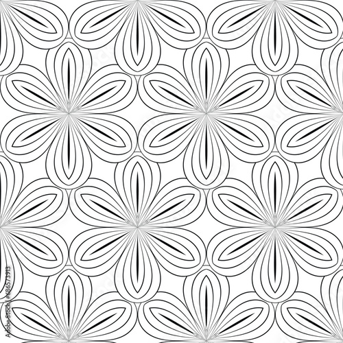 Abstract floral pattern background, luxury pattern, stylish vector illustration