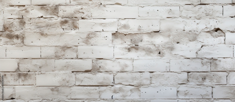 Fototapeta premium Weathered white textured background with space for text