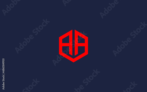 initials letter aa hexagon logo icon design Vector design template inspiration