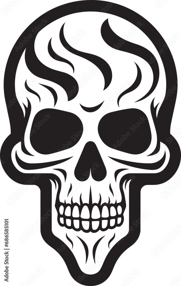 Gelid Grin Black Skull Cone Logo Design Cone of Shadows Ice Cream Shaped Skull Symbol Gelid Grin Black Skull Cone Logo Design Cone of Shadows Ice Cream Shaped Skull Symbol