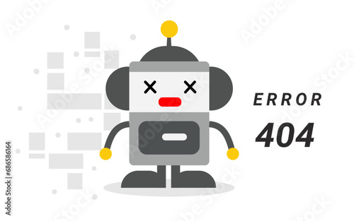 error 404 page not found page vector illustration