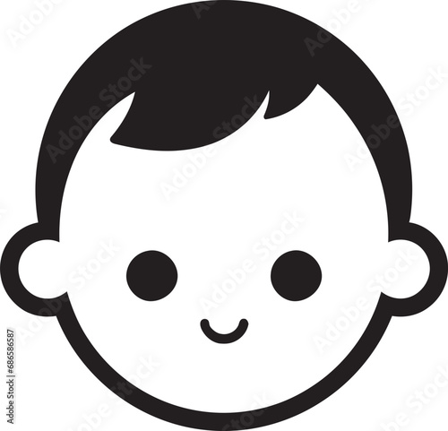 Dainty Daydreams Black Vector Icon for Littles Mini Musings Vector Logo for Little Explorers