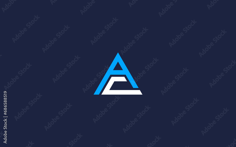 initials letter ac triangle logo icon design Vector design template inspiration initials letter ac triangle logo icon design Vector design template inspiration