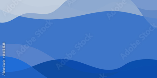 abstract modern blue wave background
