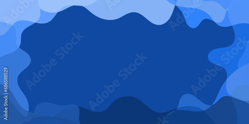 abstract modern blue wave background © Raffaza