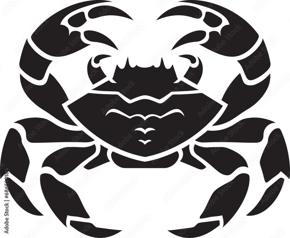 Marine Sentinel Vector Crab Tidal Trooper Crab Emblem Vector Marine Sentinel Vector Crab Tidal Trooper Crab Emblem Vector