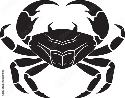 Pincer Prestige Crab Icon Vector Wave Wanderer Vector Crab Design