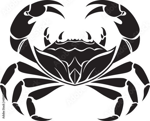 Pincer Prestige Vector Crab Wave Warrior Crab Icon Vector