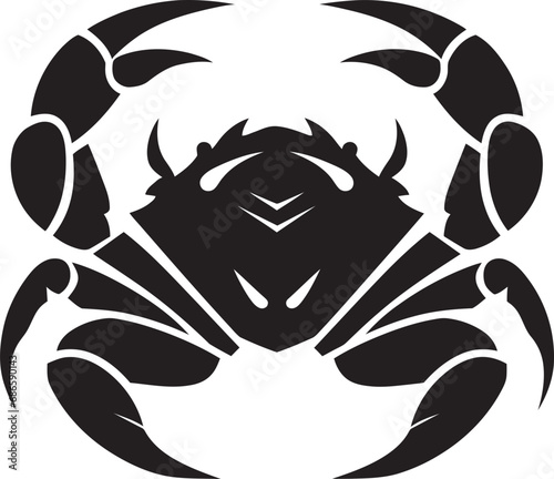 Shoreline Sovereign Crab Vector Design Coral Commander Vector Crab
