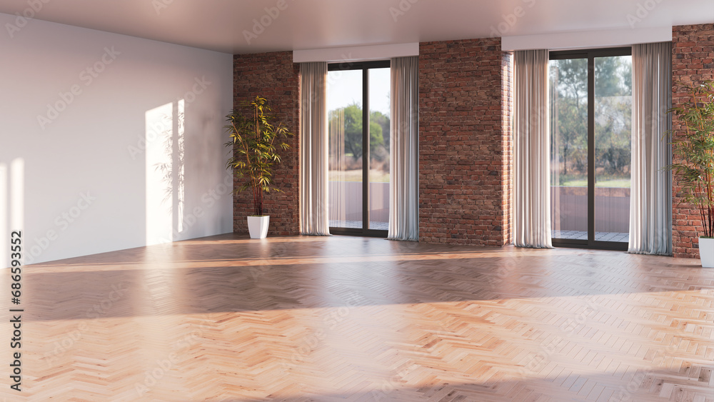 Large luxury modern bright interiors Living room mockup illustration 3D rendering computer digitally generated image Large luxury modern bright interiors Living room mockup illustration 3D rendering computer digitally generated image