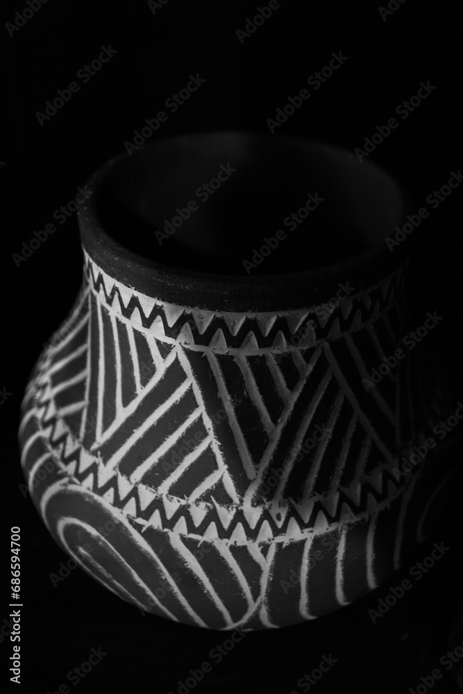 Vadastra ceramic vessels made by hand from clay