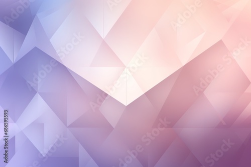 Light Multicolor vector triangle mosaic texture. Created with Ai photo