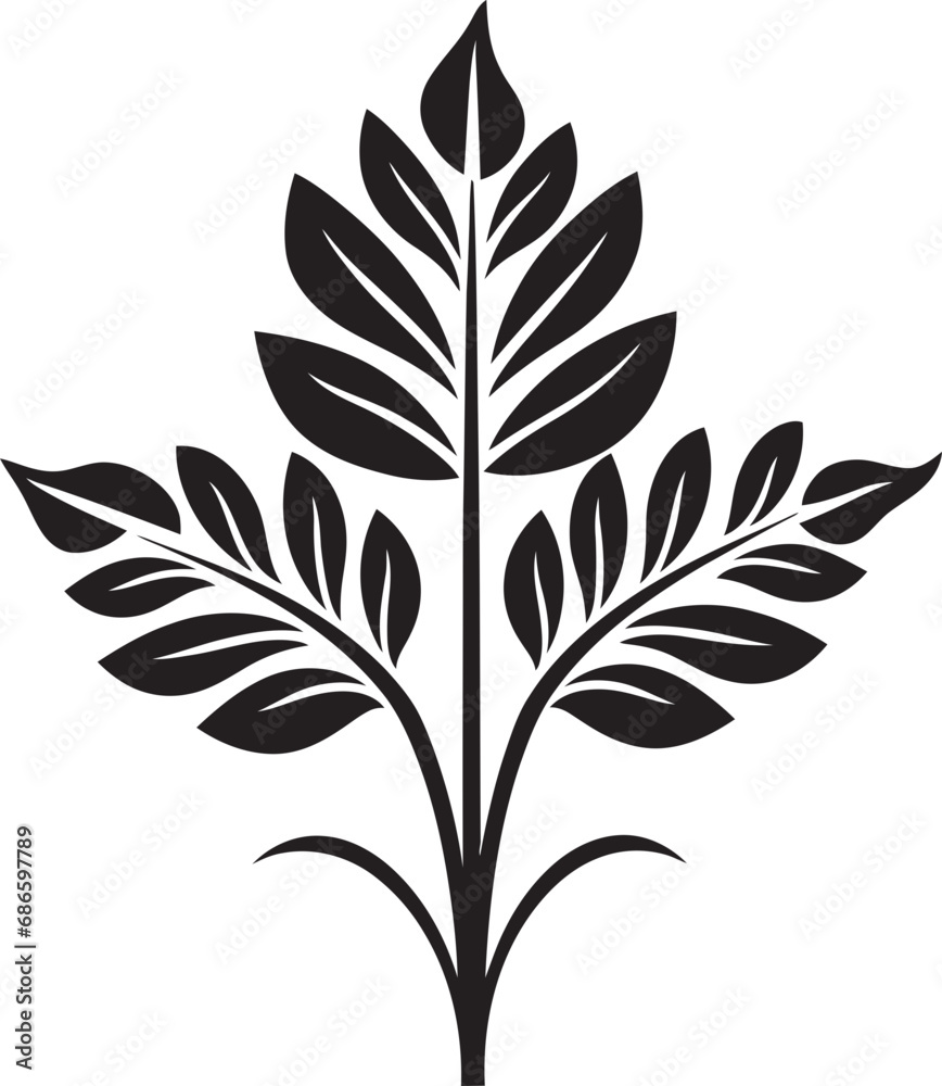 Tropical Botanic Essence Black Vector Icon Tropical Delight Vector Design Tropical Botanic Essence Black Vector Icon Tropical Delight Vector Design