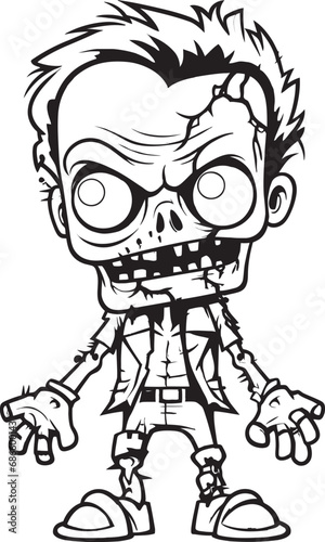 Zombie Treat Extravaganza Vector Icon Spine tingling Confection Skull Vector