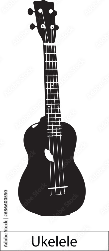 Obraz premium Ukele Musical Instrument ( guitar )