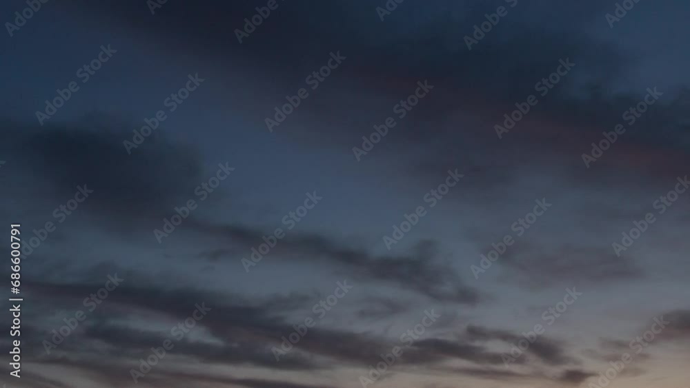 Clouds with a red sunset on a beautiful sky in the evening, time lapse Clouds with a red sunset on a beautiful sky in the evening, time lapse