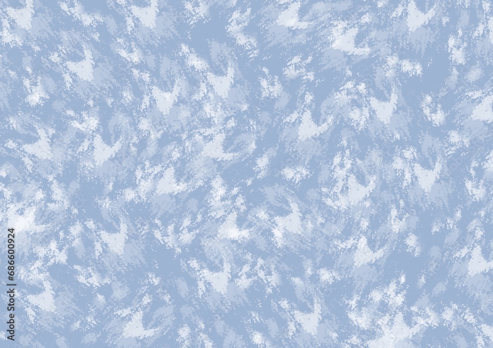 camouflage background, pattern in blue and white colors