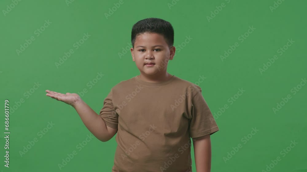 An Asian Boy With A Smile Pointing To The Side While Standing In The Green Screen
An Asian Boy With A Smile Pointing To The Side While Standing In The Green Screen