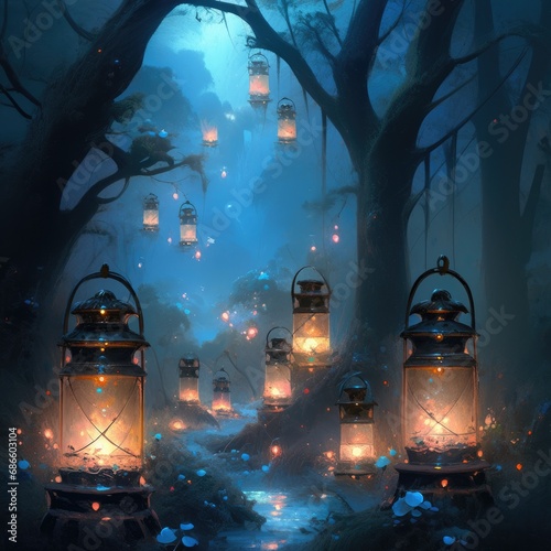 Beautiful Fantasy Light Lamps