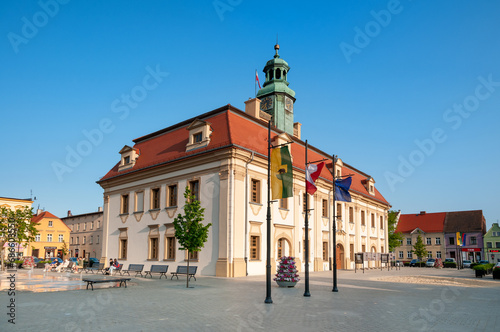 Baroque town hall in Rawicz, currently the Museum of the Rawicz Region, Greater Poland Voivodeship, Poland photo