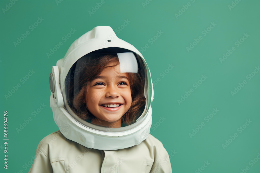Youthful Space Explorer in Green Youthful Space Explorer in Green