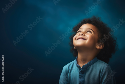 Innocence in Thought: Child's Reflective Smile