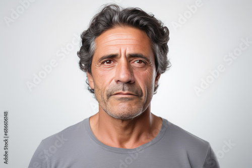 Middle-aged Hispanic Man Portrait
