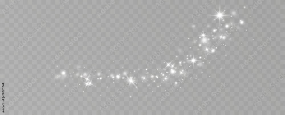 Glow light effect. Vector illustration. Christmas flash. dust. Glow light effect. Star burst with sparkles.	