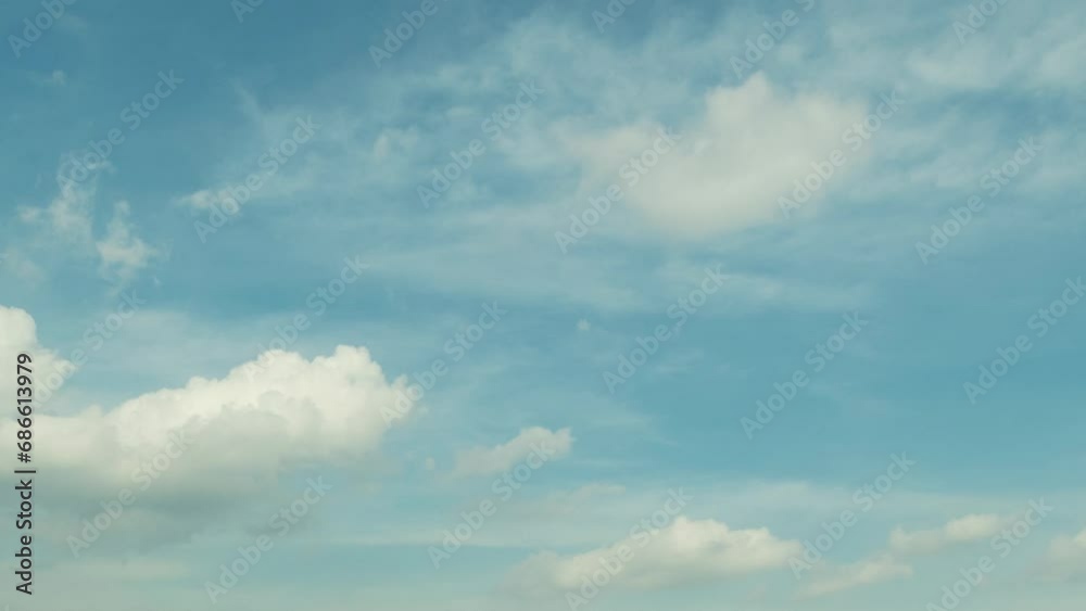 Timelapsing view of beautiful blue sky with clouds. Timelapsing view of beautiful blue sky with clouds.