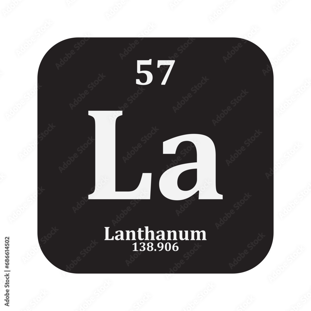Lanthanum chemistry icon