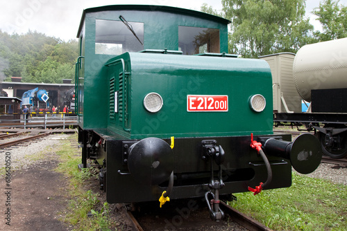 czech old steam locomotive