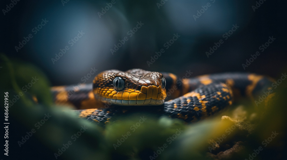 Fototapeta premium Close up of a snake 