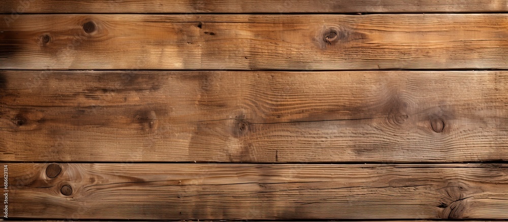 Naklejka premium Wooden wall as backdrop