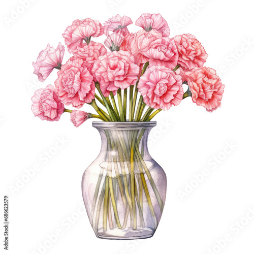 Carnation in Vase