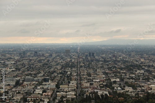 Cityscape of Los Angeles from Griffith Observatory © Wirestock