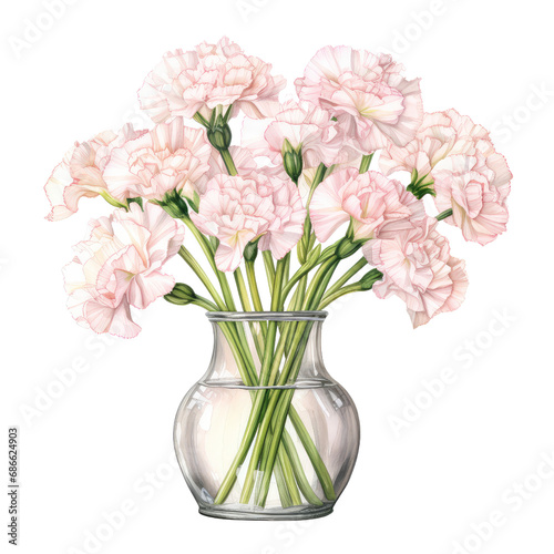 Carnation in Vase