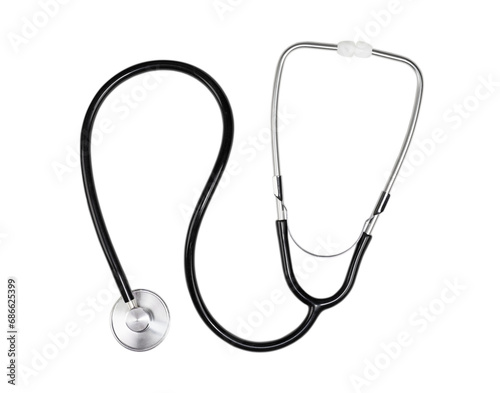 Stethoscope isolated on trasparent background.