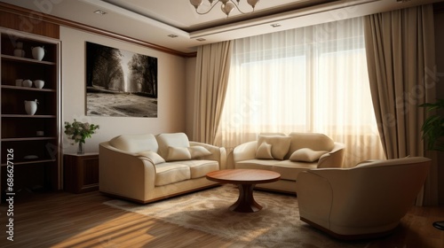 Beautiful interior after renovation © cherezoff